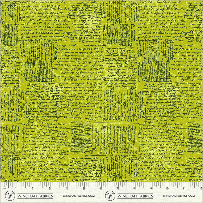 PRE - Order Natalie Barnes - Winding Road - Directions 55011 - 4 Grass Green - Half Yard - March 2026 - Modern Fabric Shoppe