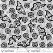 PRE - Order Natalie Barnes - Winding Road - Flight 55010 - 7 Black/White - Half Yard - March 2026 - Modern Fabric Shoppe