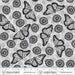 PRE - Order Natalie Barnes - Winding Road - Flight 55010 - 7 Black/White - Half Yard - March 2026 - Modern Fabric Shoppe