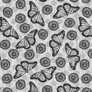 PRE - Order Natalie Barnes - Winding Road - Flight 55010 - 7 Black/White - Half Yard - March 2026 - Modern Fabric Shoppe