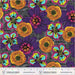 PRE - Order Natalie Barnes - Winding Road - Flower Fields 55006 - 1 Charcoal - Half Yard - March 2026 - Modern Fabric Shoppe