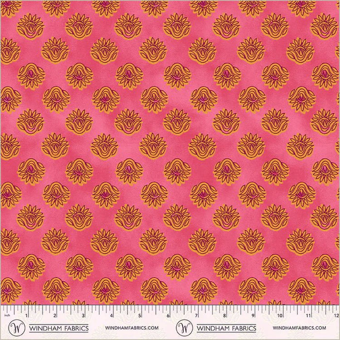 PRE - Order Natalie Barnes - Winding Road - Lotus 55015 - 13 Pink - Half Yard - March 2026 - Modern Fabric Shoppe