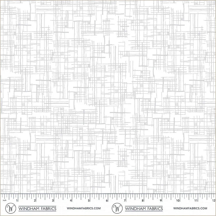 PRE - Order Natalie Barnes - Winding Road - Map 55014 - 11 White/Grey - Half Yard - March 2026 - Modern Fabric Shoppe