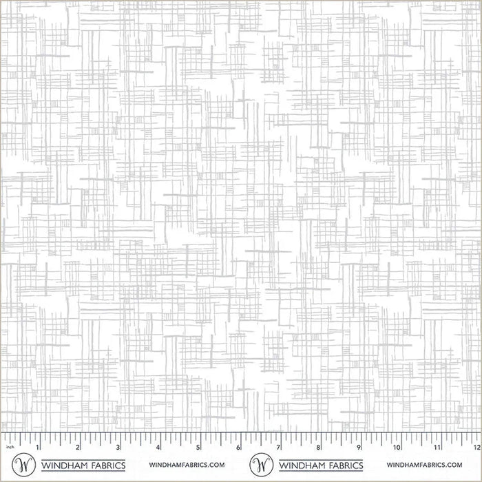 PRE - Order Natalie Barnes - Winding Road - Map 55014 - 11 White/Grey - Half Yard - March 2026 - Modern Fabric Shoppe