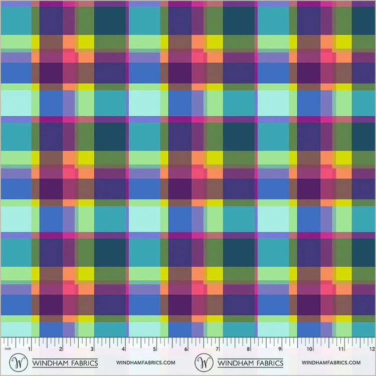 PRE - Order Natalie Barnes - Winding Road - Summer Plaid 55007 - X Multi - Half Yard - March 2026 - Modern Fabric Shoppe