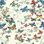 PRE - Order Nathalie Lete - Last Fall in Japan - Butterfly Face PWNL067.CREME Half Yard - September 2026 - Modern Fabric Shoppe