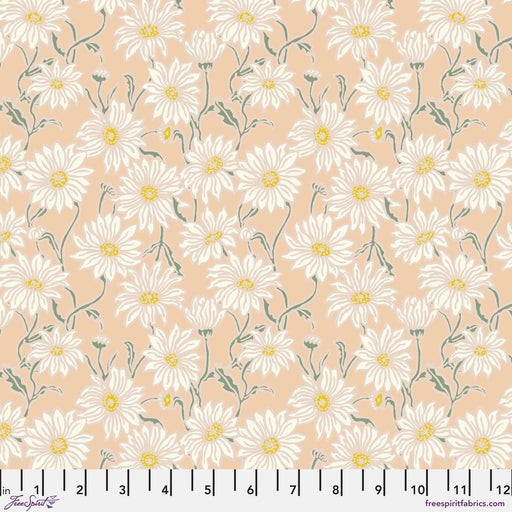 PRE - Order Nathalie Lete - Last Fall in Japan - Daisy PWNL066.CORAL Half Yard - September 2026 - Modern Fabric Shoppe
