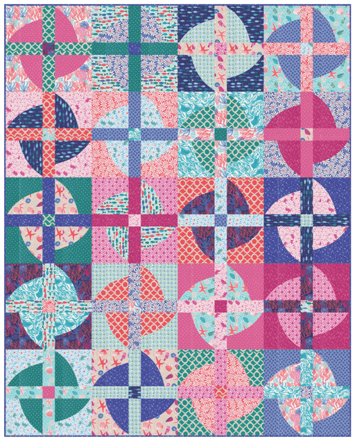 PRE - ORDER Nocturnal Quilt Kit featuring Reef by Kate Spain - November 2025 - Modern Fabric Shoppe