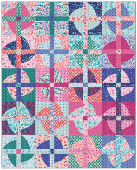 PRE - ORDER Nocturnal Quilt Kit featuring Reef by Kate Spain - November 2025 - Modern Fabric Shoppe