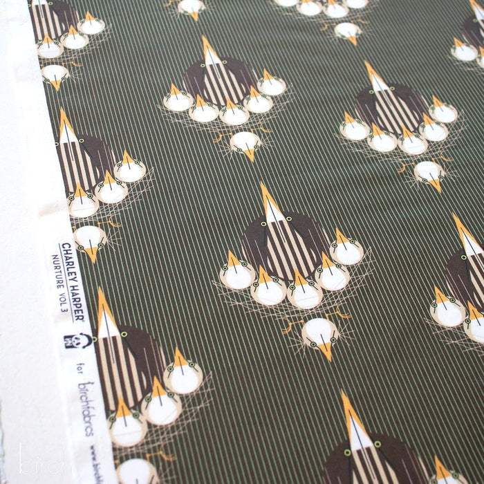 PRE - ORDER Nurture by Charlie Harper - Nesting Birds CH - 403 Half Yard - July 2024 - Modern Fabric Shoppe