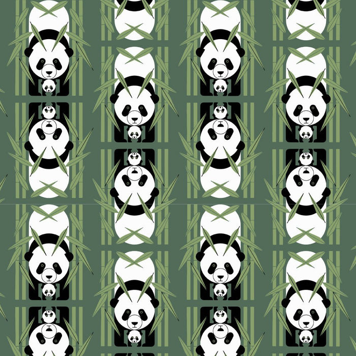 PRE - ORDER Nurture by Charlie Harper - Panda Panda CH - 404 Half Yard - July 2024 - Modern Fabric Shoppe