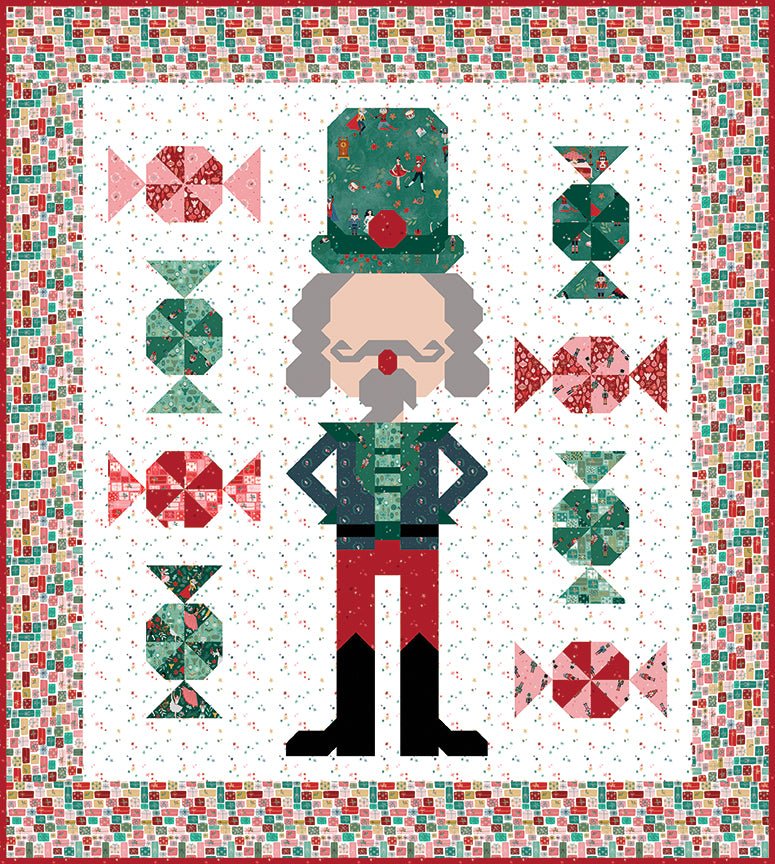 PRE - ORDER Nutcracker Sweet Quilt Kit featuring Nutcracker Tradition by Jennifer Long - May 2026 - Modern Fabric Shoppe