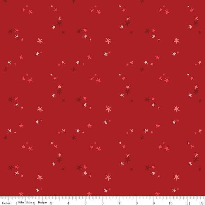 PRE - Order Nutcracker Tradition by Jennifer Long - Magic CD17676 - BERRY - Half Yard May 2026 - Modern Fabric Shoppe