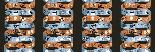 PRE-ORDER Only Treats by Lizzy House- Midnight 37160 24 - Half Yard- June 2027 - Modern Fabric Shoppe
