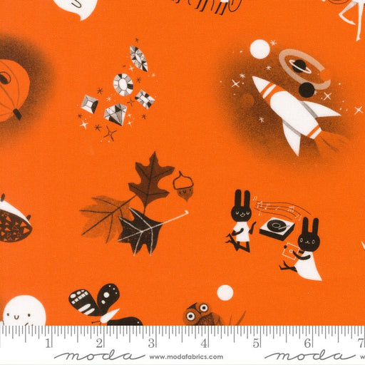 PRE-ORDER Only Treats by Lizzy House- Pumpkin 37151 14- Half Yard- June 2027 - Modern Fabric Shoppe
