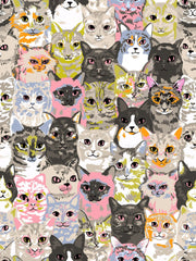 PRE-ORDER Oops All Cats by Sarah Watts- RS 2146 11- Sandbox- Half Yard- May 2027 - Modern Fabric Shoppe