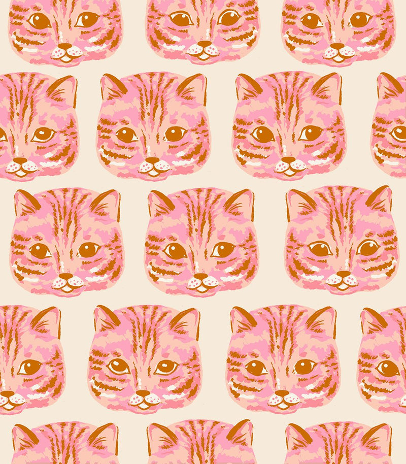 PRE-ORDER Oops All Cats by Sarah Watts- RS 2147 14 - Sorbet- Half Yard- May 2027 - Modern Fabric Shoppe