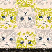 PRE-ORDER Oops All Cats by Sarah Watts- RS 2148 11 - Pistachio- Half Yard- May 2027 - Modern Fabric Shoppe