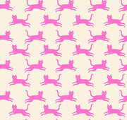 PRE-ORDER Oops All Cats by Sarah Watts- RS 2150 12 - Neon Pink- Half Yard- May 2027 - Modern Fabric Shoppe