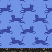 PRE-ORDER Oops All Cats by Sarah Watts- RS 2150 18 - Lindley Blue- Half Yard- May 2027 - Modern Fabric Shoppe