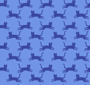 PRE-ORDER Oops All Cats by Sarah Watts- RS 2150 18 - Lindley Blue- Half Yard- May 2027 - Modern Fabric Shoppe