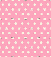 PRE-ORDER Oops All Cats by Sarah Watts- RS 2151 12 - Azalea- Half Yard- May 2027 - Modern Fabric Shoppe