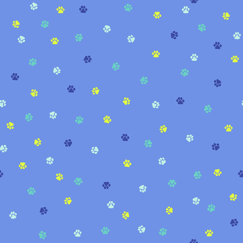 PRE-ORDER Oops All Cats by Sarah Watts- RS 2152 18 - Lindley Blue- Half Yard- May 2027 - Modern Fabric Shoppe