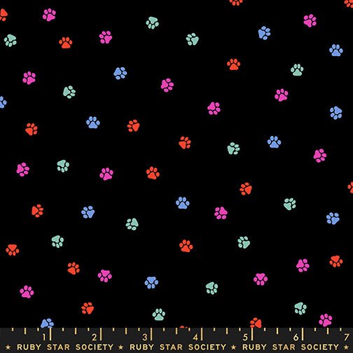 PRE-ORDER Oops All Cats by Sarah Watts- RS 2152 19 - Black- Half Yard- May 2027 - Modern Fabric Shoppe