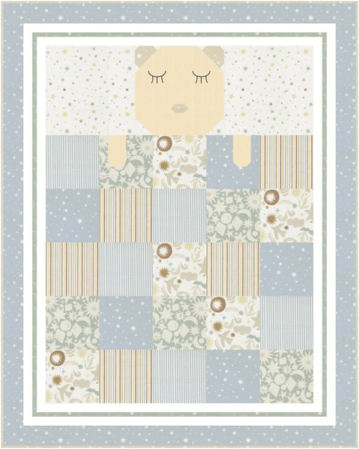 PRE - Order Paper + Cloth - Baby Dreams Quilt Kit featuring To the Moon and Back - October 2025 - Modern Fabric Shoppe