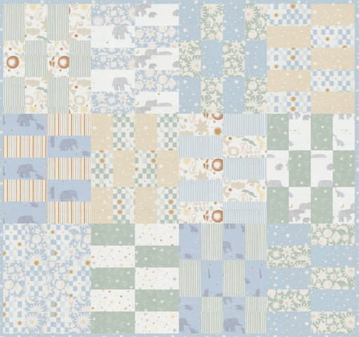 PRE - Order Paper + Cloth - Bennett Quilt Kit featuring To the Moon and Back - October 2025 - Modern Fabric Shoppe