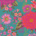 PRE - Order Parlor by Crystal Manning - Happy Blooms 11960 15 - Teal - Half Yard - September 2025 - Modern Fabric Shoppe