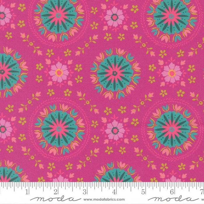 PRE - Order Parlor by Crystal Manning - Mandala 11964 22 - Passion Fruit - Half Yard - September 2025 - Modern Fabric Shoppe