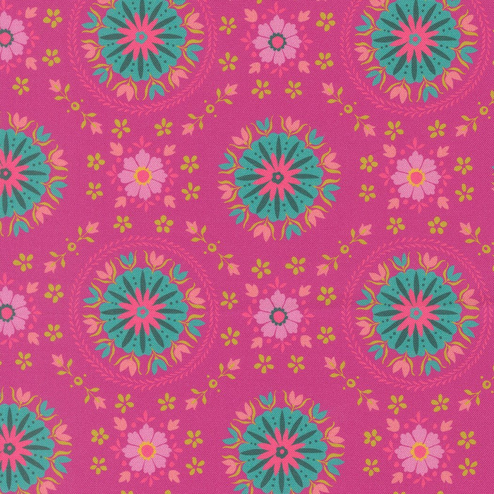 PRE - Order Parlor by Crystal Manning - Mandala 11964 22 - Passion Fruit - Half Yard - September 2025 - Modern Fabric Shoppe