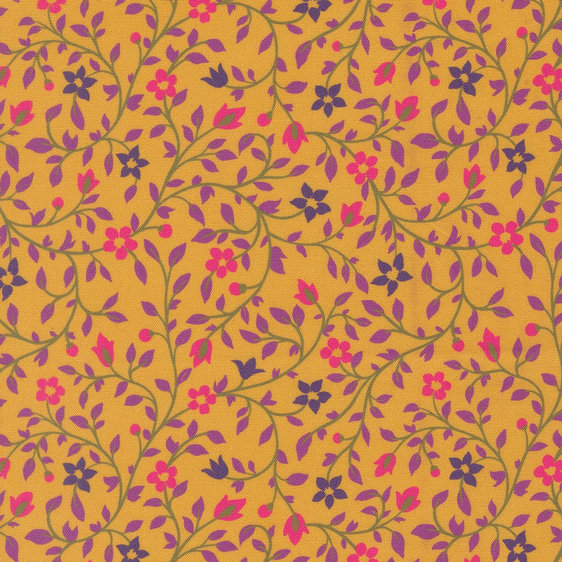 PRE - Order Parlor by Crystal Manning - Serenity 11965 19 - Dijon - Half Yard - September 2025 - Modern Fabric Shoppe