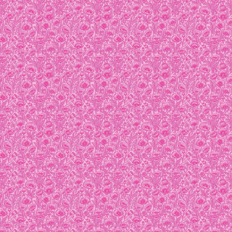 PRE - Order Patrick Lose Studios - Good Together II - Poppies 10862 - 22 Pink - Half Yard - December 2026 - Modern Fabric Shoppe