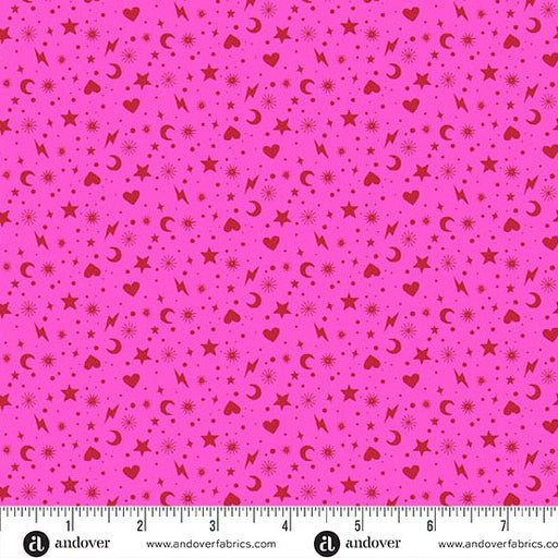 PRE - Order Perfect Day by Libs Elliott - Charm Toss A - 10223 - E Pink - Half Yard - March 2026 - Modern Fabric Shoppe
