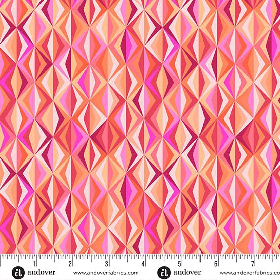 PRE - Order Perfect Day by Libs Elliott - Prism A - 10220 - O Orange - Half Yard - March 2026 - Modern Fabric Shoppe