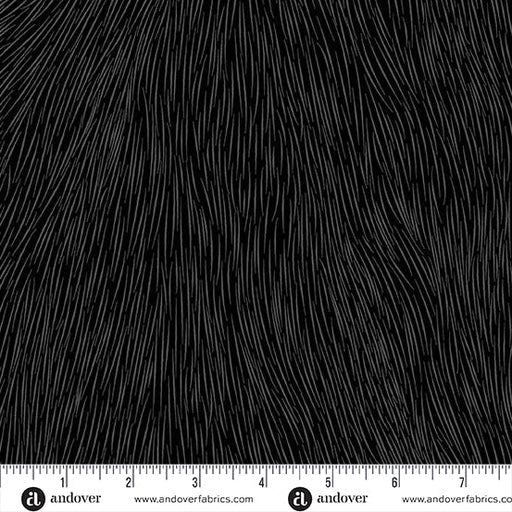 PRE - Order Phantasm by Libs Elliott - Beast A - 1524 - K Raven - Half Yard - July 2025 - Modern Fabric Shoppe