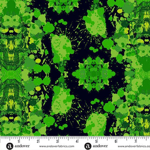 PRE - Order Phantasm by Libs Elliott - Dark Damask A - 1519 - G Venom - Half Yard - July 2025 - Modern Fabric Shoppe