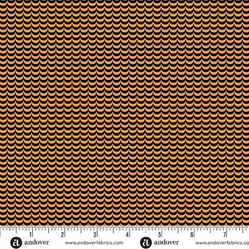 PRE - Order Phantasm by Libs Elliott - Drape A - 1523 - O Flame - Half Yard - July 2025 - Modern Fabric Shoppe