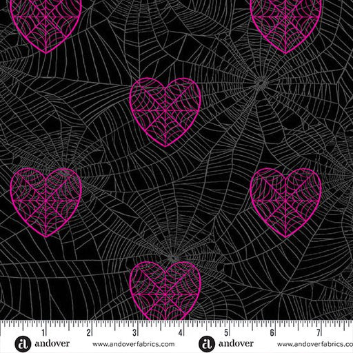 PRE - Order Phantasm by Libs Elliott - Lair A - 1520 - K Raven - Half Yard - July 2025 - Modern Fabric Shoppe