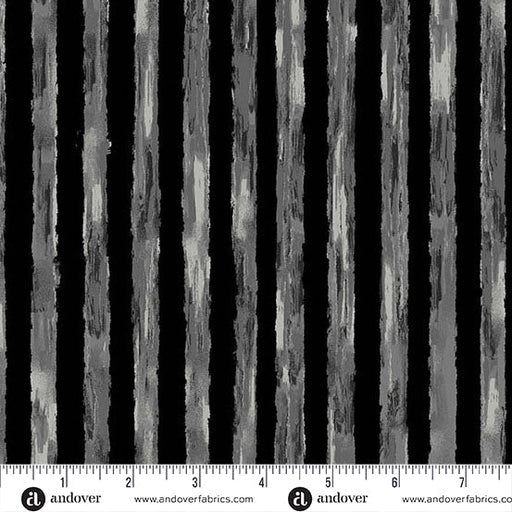 PRE - Order Phantasm by Libs Elliott - Shadow Stripe A - 1522 - C Ash - Half Yard - July 2025 - Modern Fabric Shoppe
