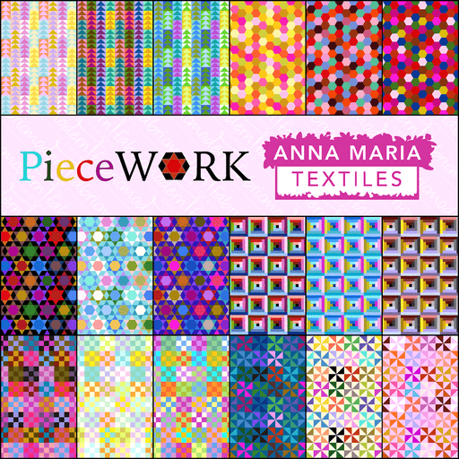 PRE - Order Piecework by Anna Maria Horner - Fat Quarter Bundle - March 2025 - Modern Fabric Shoppe