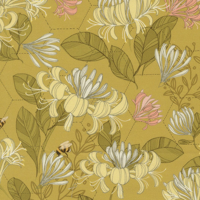 PRE - Order Pollinators by Robin Pickens - Golden 48812 14 - Half Yard - December 2026 - Modern Fabric Shoppe