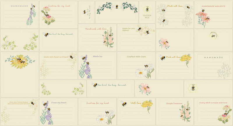 PRE - Order Pollinators by Robin Pickens - Panel 48817 11 - 24 Inches - December 2026 - Modern Fabric Shoppe