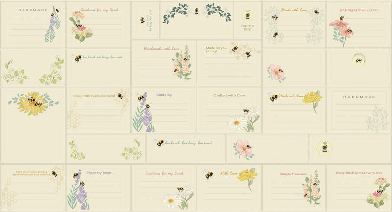 PRE - Order Pollinators by Robin Pickens - Panel 48817 11 - 24 Inches - December 2026 - Modern Fabric Shoppe