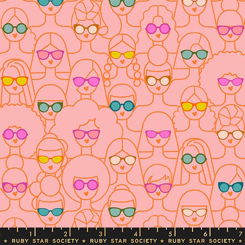 PRE - ORDER Poolside Too - Collaboration by Ruby Star Society - Shine Girl, Shine RS 5202 13 - Balmy - Half Yard - April 2026 - Modern Fabric Shoppe