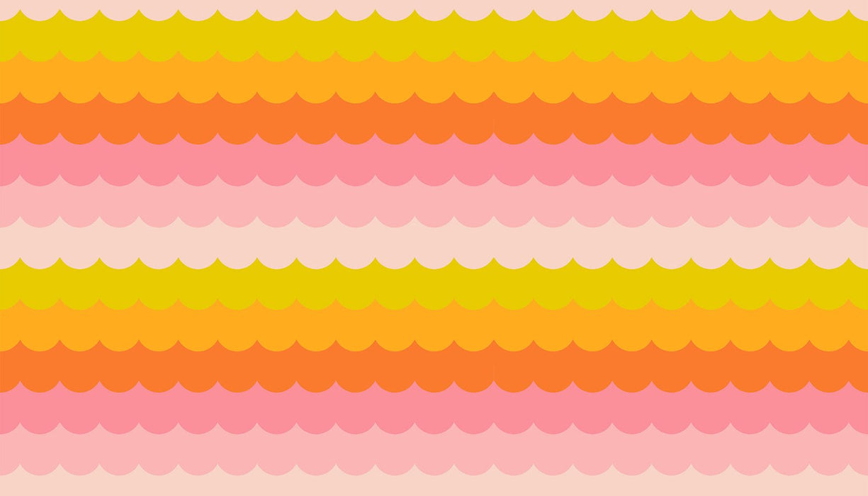 PRE - ORDER Poolside Too - Collaboration by Ruby Star Society - Umbrella Scallops RS 5199 11 - Balmy - Half Yard - April 2026 - Modern Fabric Shoppe