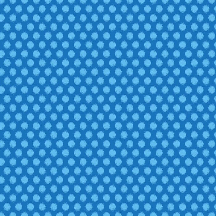 PRE - Order Pop Sugar by Heather Bailey - Top Dot 92060 - 42 Blue - Half Yard - April 2025 - Modern Fabric Shoppe