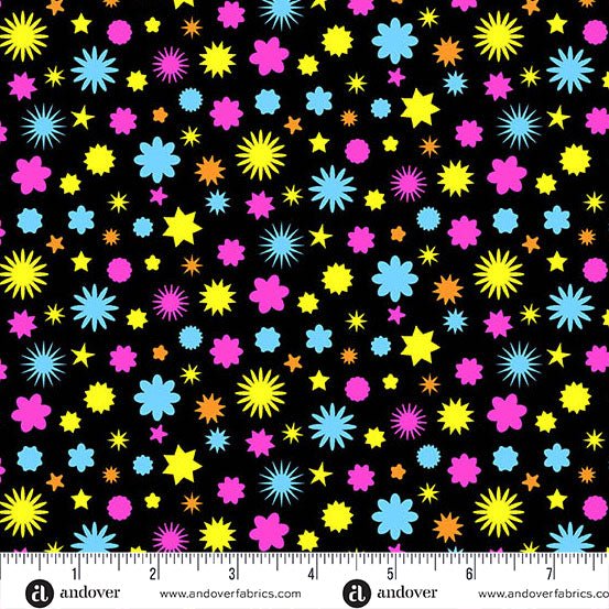 PRE - Order Prismatic by Libs Elliott - Wingalings A - 10435 - K Burst - Half Yard - August 2026 - Modern Fabric Shoppe